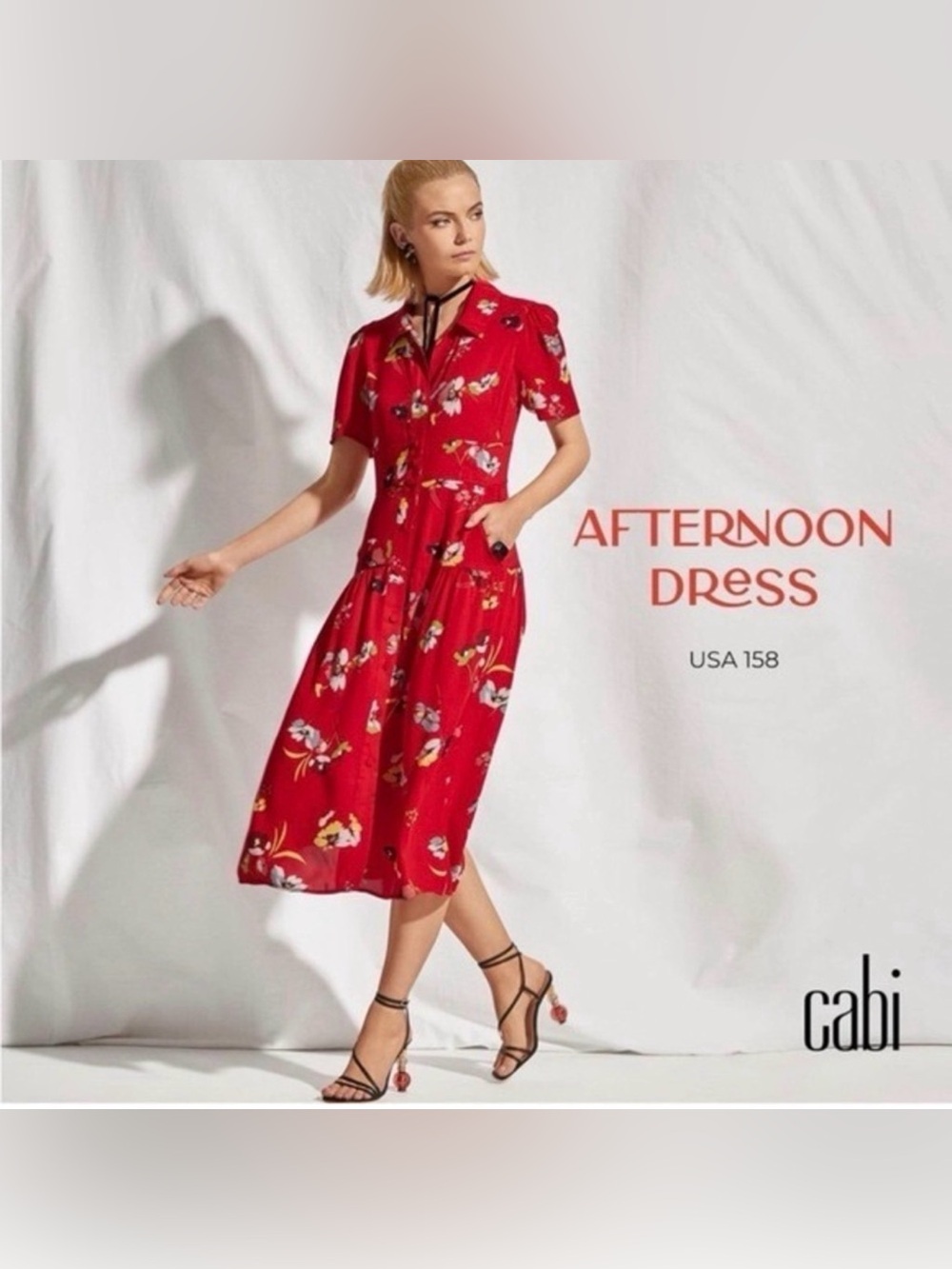 NWOT CAbi Afternoon Dress